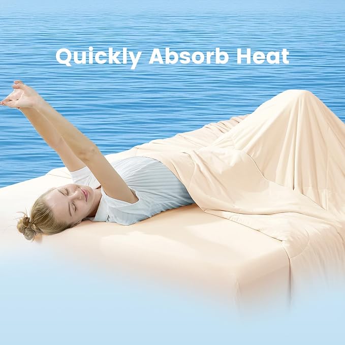 Cozy Bliss Cooling Comforter Queen Size, Cooling Blankets - Image 8