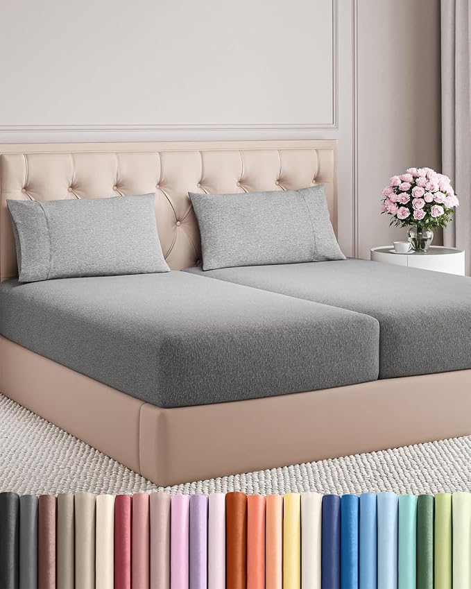 Split King Size 5 Piece Sheet Set by CGKUnlimited