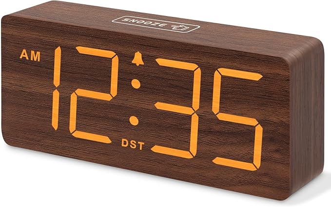 DreamSky Wooden Digital Alarm Clock by DreamSky