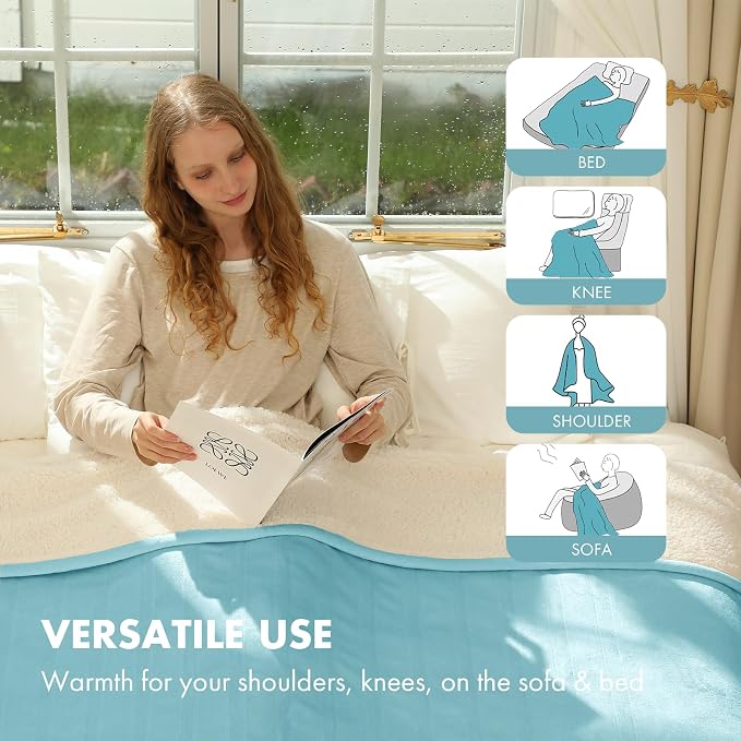 Full Size Heated Blanket 72" x 84" - Image 6