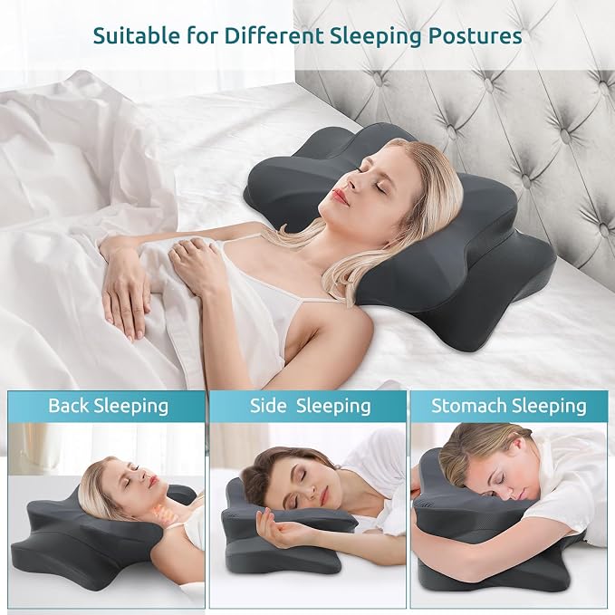 DONAMA Cervical Pillow for Neck and Shoulder Pain Relief, Cooling Contour - Image 7