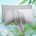 Cooling Curved Pillow Cases Queen Size Set of 2 by ELIBABA