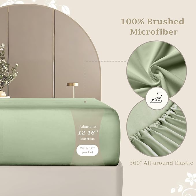 FreshCulture Twin Fitted Sheet Only – Premium Hotel-Quality Fitted Sheet - Image 3