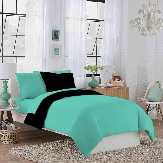 Knit Jersey 100% Cotton 2 Twin XL Fitted Bed Sheets Soft and Comfy - Image 4