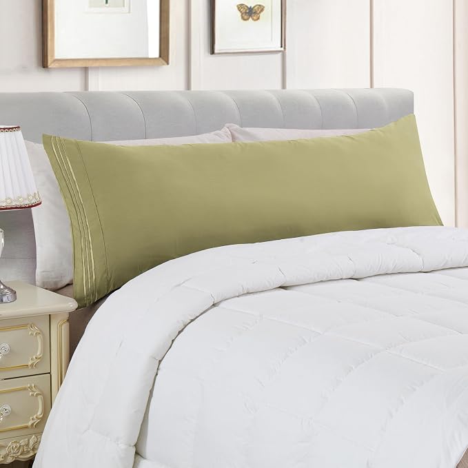 Elegant Comfort Luxury Ultra-Soft 1-Piece Body Pillowcase - Image 2