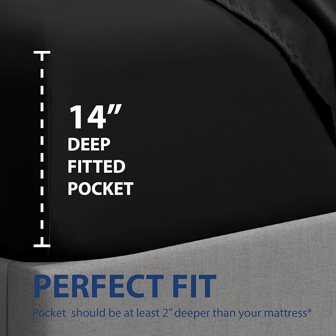 Cathay Home Twin Fitted Sheet - Image 3