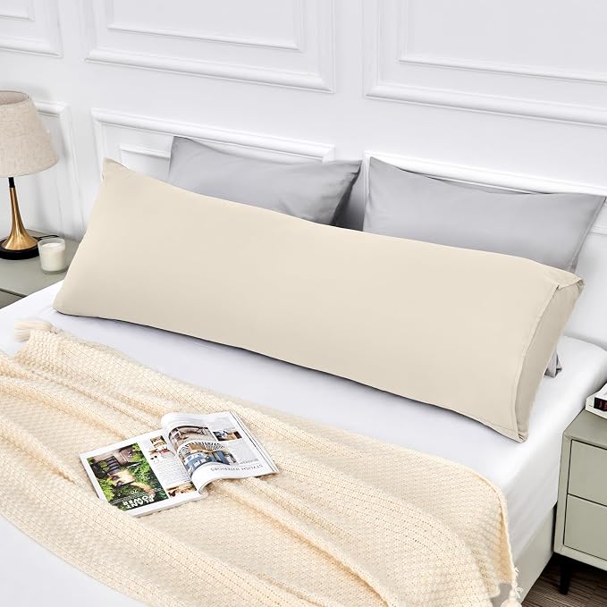 Warmstar Cotton Body Pillow Cover 1 Pack, 600 Thread Count Body Pillow case - Image 6