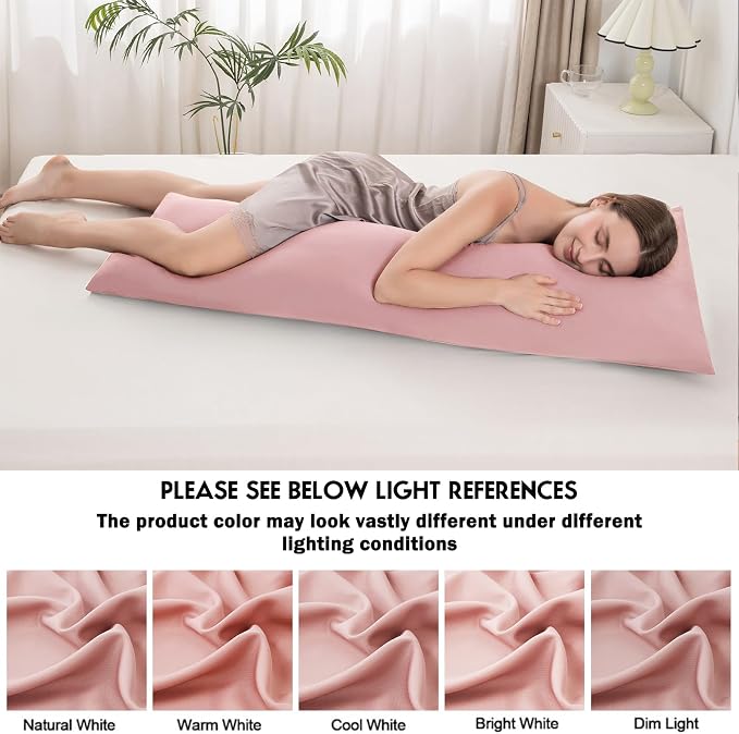 Body Pillowcase with Zipper Cooling Viscose from Bamboo Zippered Pillowcases - Image 6