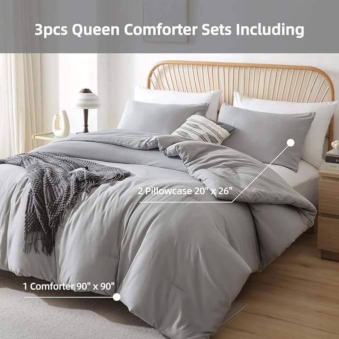 ROSGONIA Oversized King Comforter 120x120 - Image 3