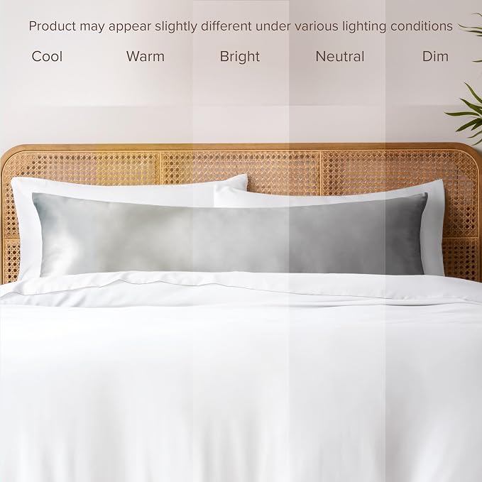 Bare Home 100% Rayon Made from Bamboo Luxury Body Size Cooling Pillowcase - Image 7