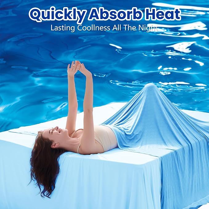 Topcee Cooling Blanket Full Size- 60"x90" Summer Cooling Throw Blanket - Image 2