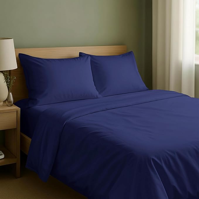 California Design Den Natural 100% Cotton Sheets Full Size Bed Set by CaliforniaDesignDen
