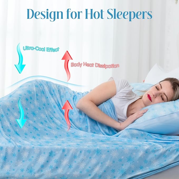 OIGAE Cooling Blanket for Hot Sleepers - Image 4