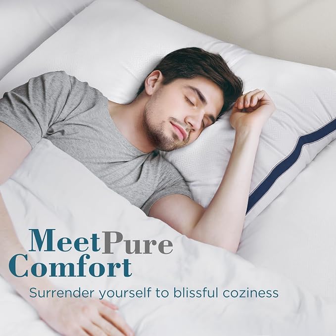 viewstar Bed Pillows King Sizes Set of 2, Hotel Quality Cooling Down - Image 2