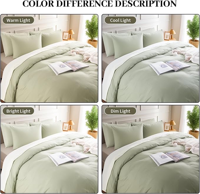 NEXHOME PRO Twin Duvet Cover Set – 100% Certified Organic Cotton - Image 4