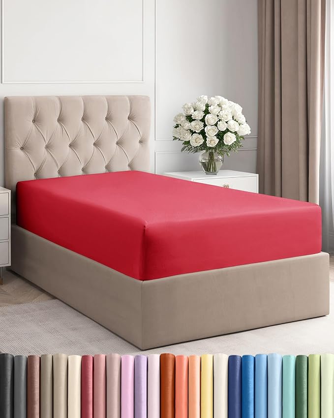 Twin XL Fitted Bed Sheet by CGKUnlimited