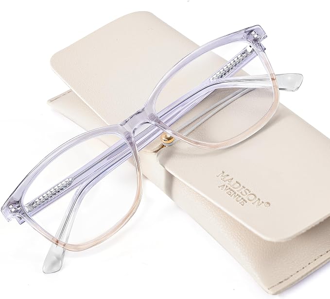 Madison Avenue Blue Light Blocking Glasses Anti Eyestrain UV Glare Blue Light by MadisonAvenue