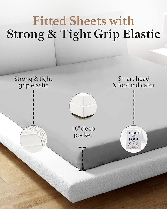 Good Sleep Bedding King Size Deep Pocket 16 Inch - Image 4