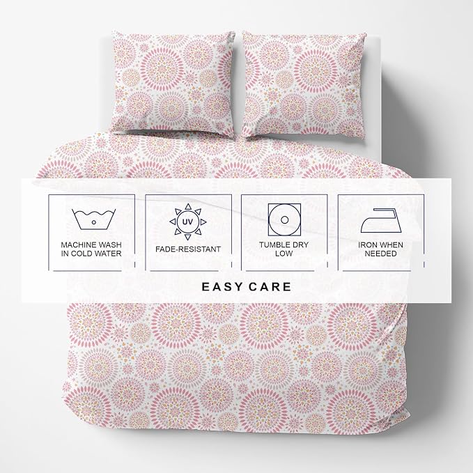 Kotton Culture 3 Pc Twin Size Duvet Cover Set- 100% Egyptian Cotton 600 Thread - Image 6