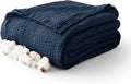 100% Cotton Muslin Blanket Twin 60" x 80", Breathable and Lightweight Cotton by Kozyhvn