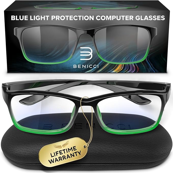 Stylish Blue Light Blocking Glasses by BENICCI