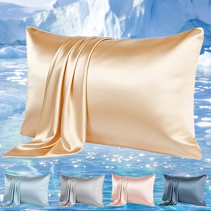 Bcareself Cooling Pillowcases Set of 2 by Bcareself