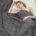 Weighted Blanket for Adults 12lbs, Queen Size Cooling Heavy Throw Blanket for by BETU