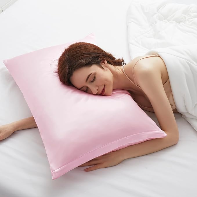 Satin Pillowcases with Zipper （20x30）, Queen Size Pillowcases Set of 2 - Image 5