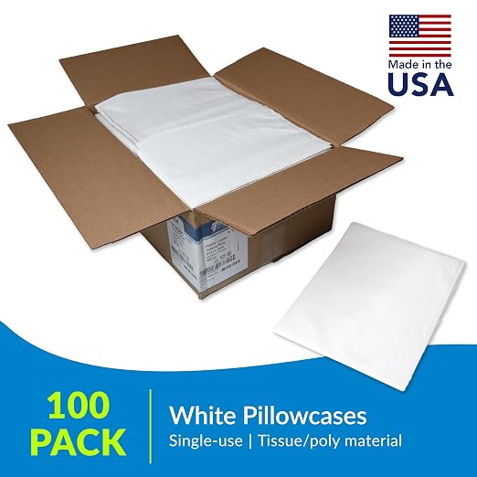 Avalon 701A Disposable Pillowcases, 21” Wide x 30” Long ― Single-Use - Image 2