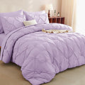 CozyLux Full Size Comforter Sets Lavender, 7 Pieces Bed in A Bag Light Purple by CozyLux