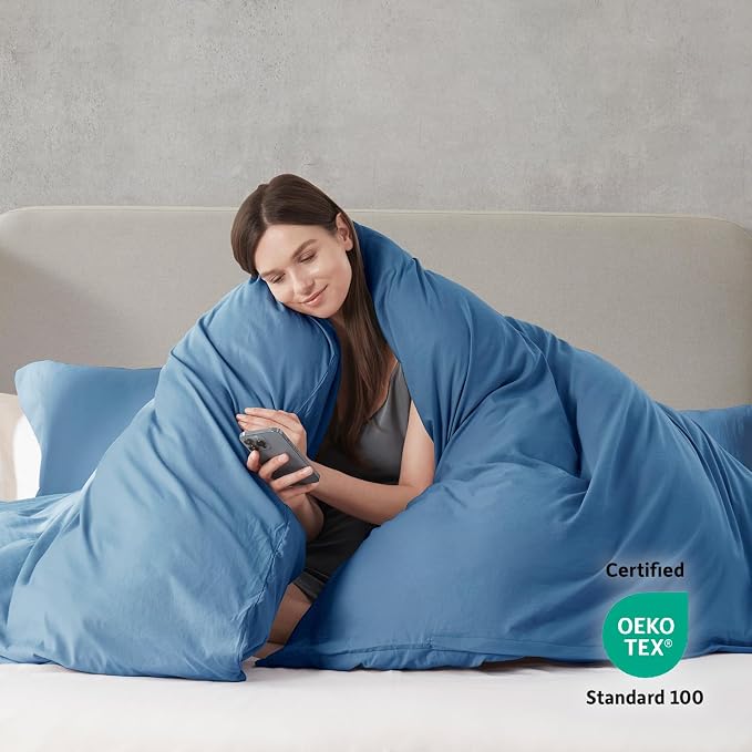 Nestl Blue Heaven California King Duvet Cover Sets - Image 3