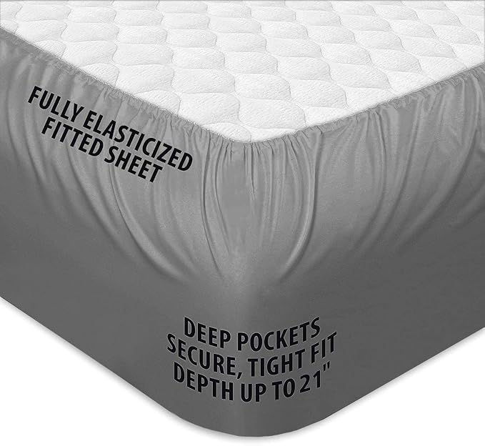 COONP Super Queen Mattress Topper, Extra Thick Pillowtop, Cooling Plush - Image 4
