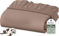 Royale Linens 100% Organic Cotton Fitted Sheet by ROYALELINENS