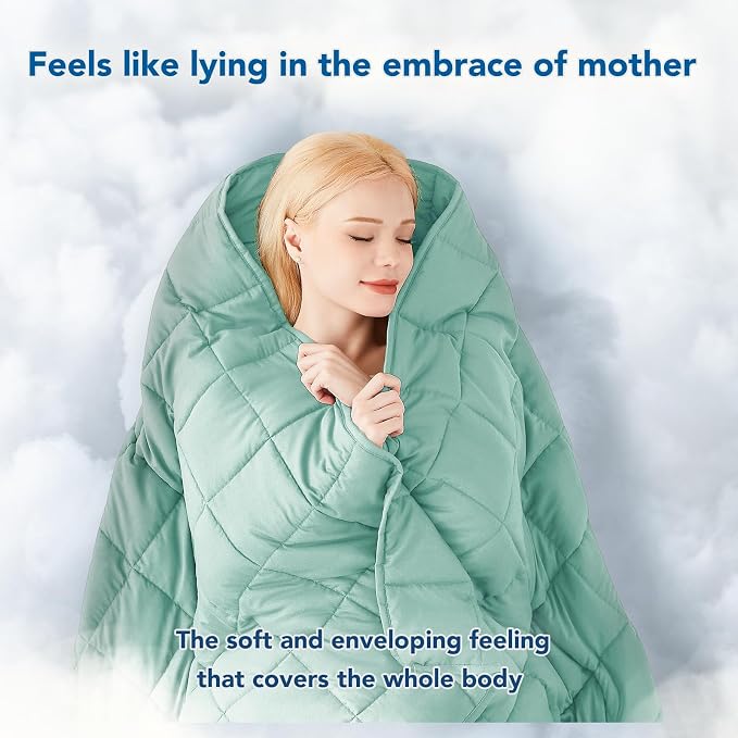 Topcee Weighted Blanket for Adults Queen Size Soft Cooling Heavy Blanket - Image 3