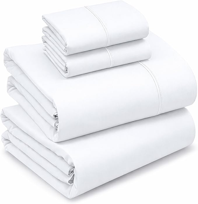 RUVANTI 100% Cotton Sheets – California King Percale Bedding, Cooling & by Ruvanti