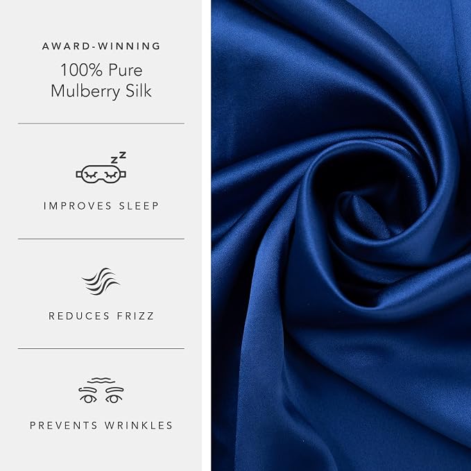Fishers Finery 25mm 100% Pure Mulberry Silk Pillowcase - Image 5