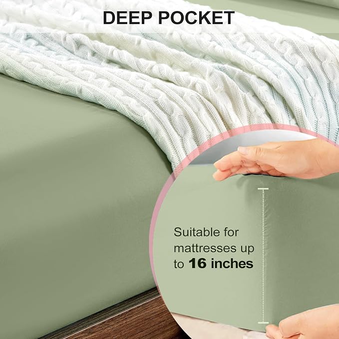 FreshCulture Full Fitted Sheet Only 2 Pack - Image 4