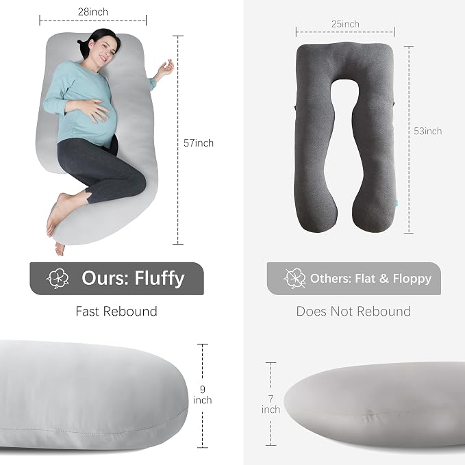MOON PARK Pregnancy Pillows for Sleeping - Image 7