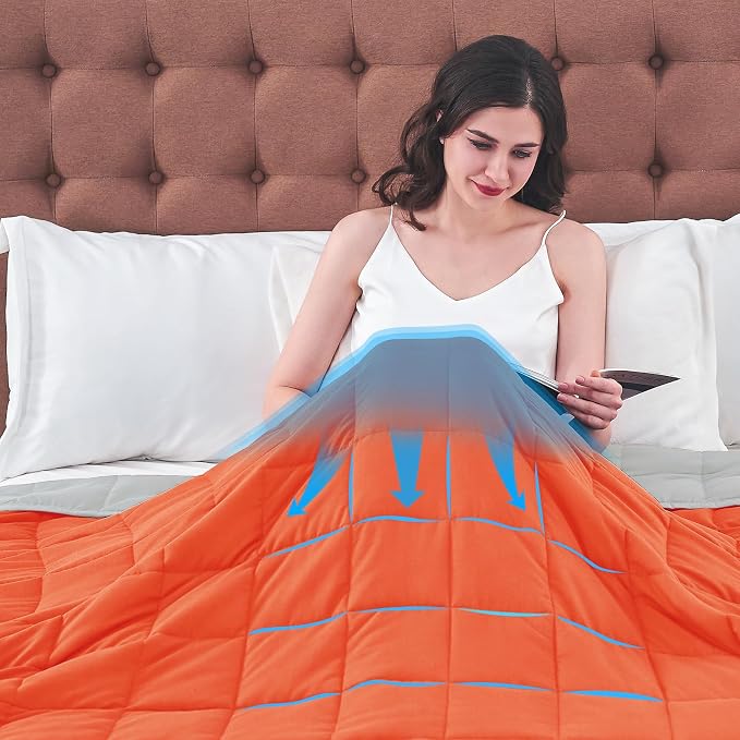 yescool Weighted Blanket for Adults Cooling Heavy Blanket for Sleeping Perfect - Image 6