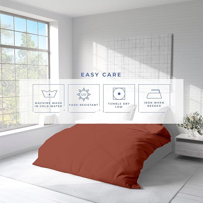 Kotton Culture 1 Pc Twin XL/Twin Duvet Cover Only-100% Egyptian Cotton 600 - Image 6