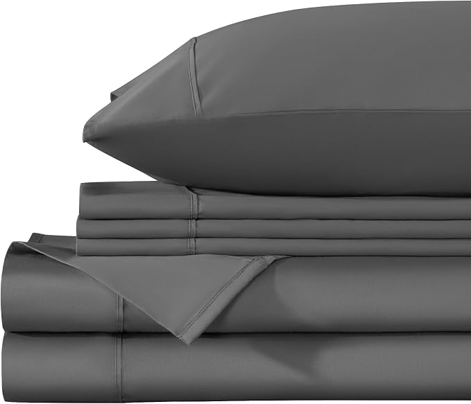 LBRO2M 1000 Thread Count 100% Egyptian Cotton Sheets Set 6 Piece Sets Queen Bed - Image 6