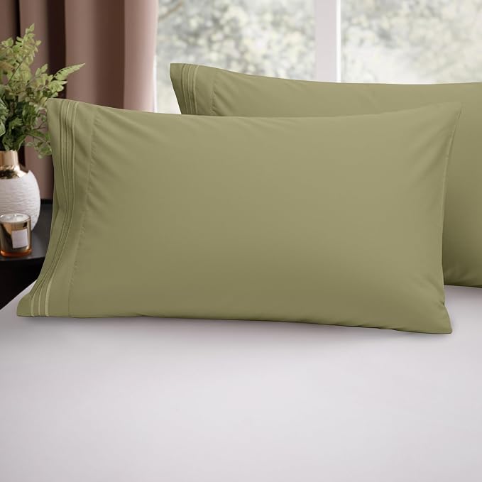 Elegant Comfort Luxury Ultra-Soft 2-Piece Pillowcase Set - Image 2