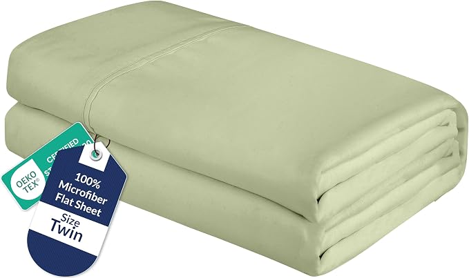 Royale Linens Twin Flat Sheet by ROYALELINENS