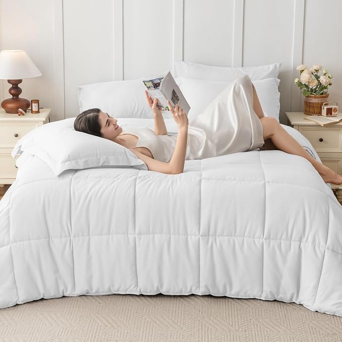 JOLLYVOGUE California King Comforter Set, Ultra-Soft Bed in a Bag Cal King Size - Image 6