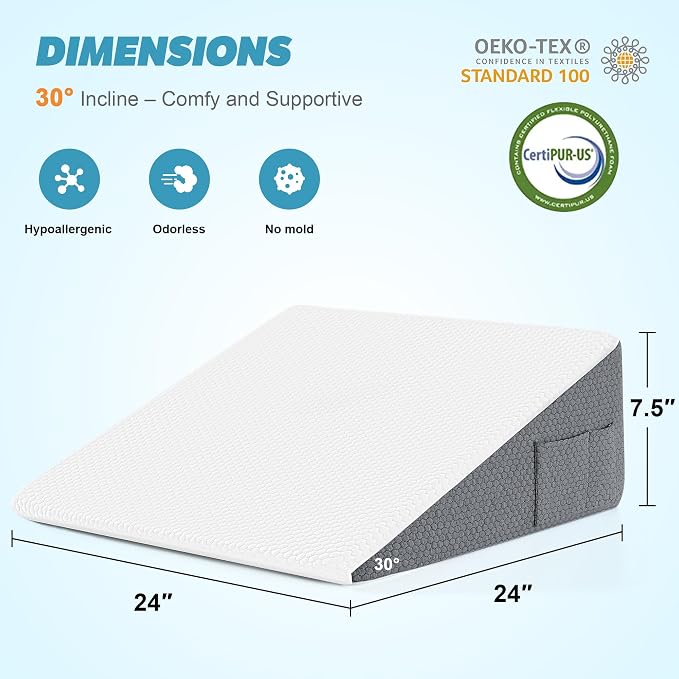 Yojoker Wedge Pillow for Sleeping - Image 4