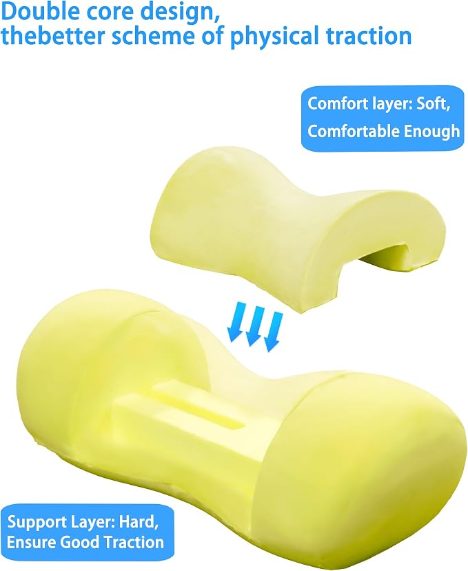 Bespilow Small Neck Roll Pillow, Say Goodbye to Neck Pain, Cervical Memory Foam - Image 2
