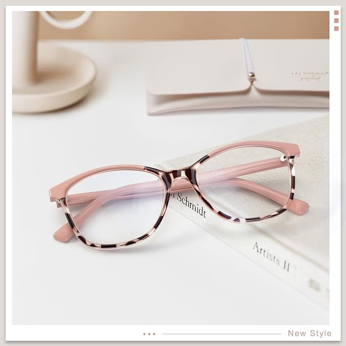 Madison Avenue TR90 Blue Light Blocking Glasses Anti Eyestrain UV Glare Blue - Image 6