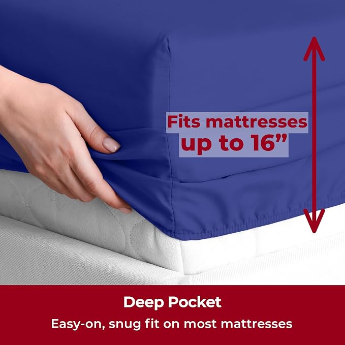 Mellanni Split King Sheets Set - Image 5