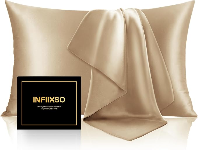 INFIIXSO Mulberry Silk Pillowcase by INFIIXSO