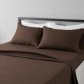 Amazon Basics Breathable Ultra-Soft Microfiber 4 Piece Bed Sheet Set by AmazonBasics